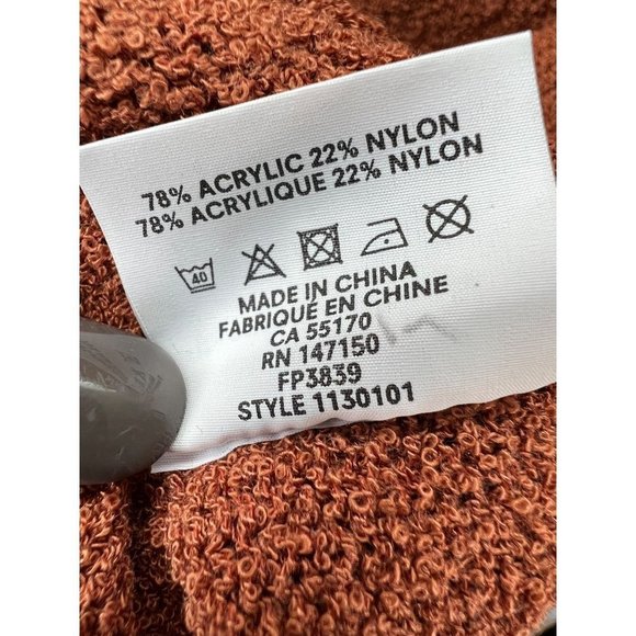 Frank and Oak Sweater Women's Size S Rust Orange - Picture 6 of 6